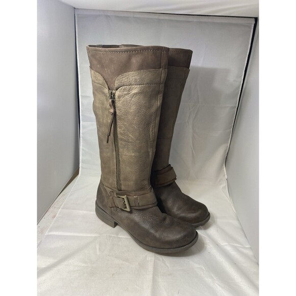 Cobb Hill Shoes - Cobb Hill Brown Leather Knee High Boots Size 9m